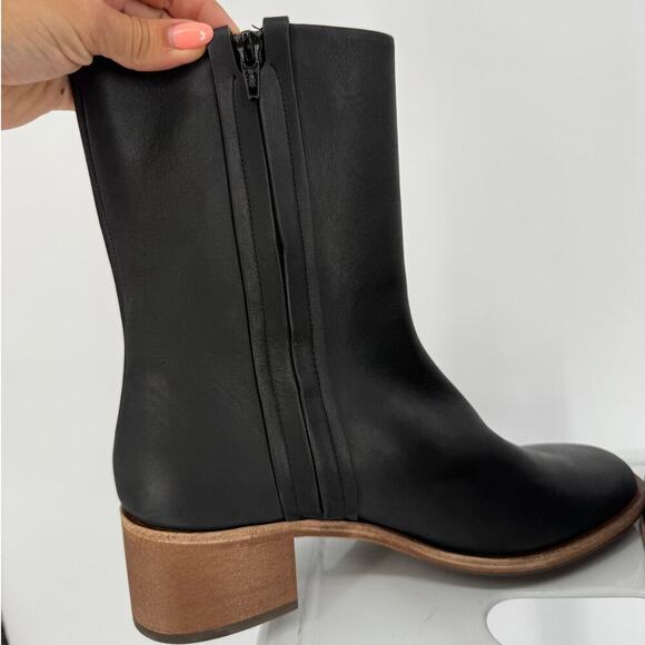 COCLICO Sracha Boot Black Leather Sz 39.5 / 9 - Picture 5 of 8